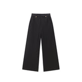 Women's Solid Wide-Leg Pants
